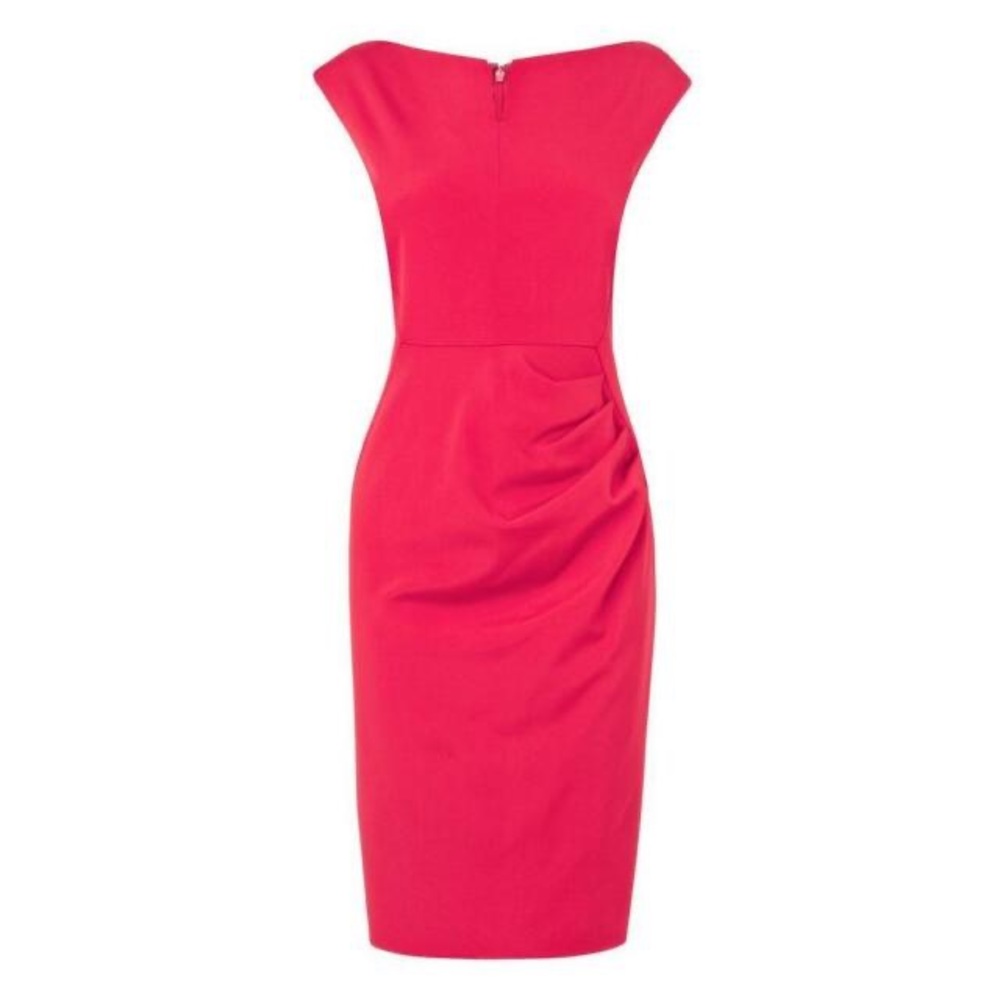 L.k. Bennett D R Tancy Dress Raspberry Size 8 ,